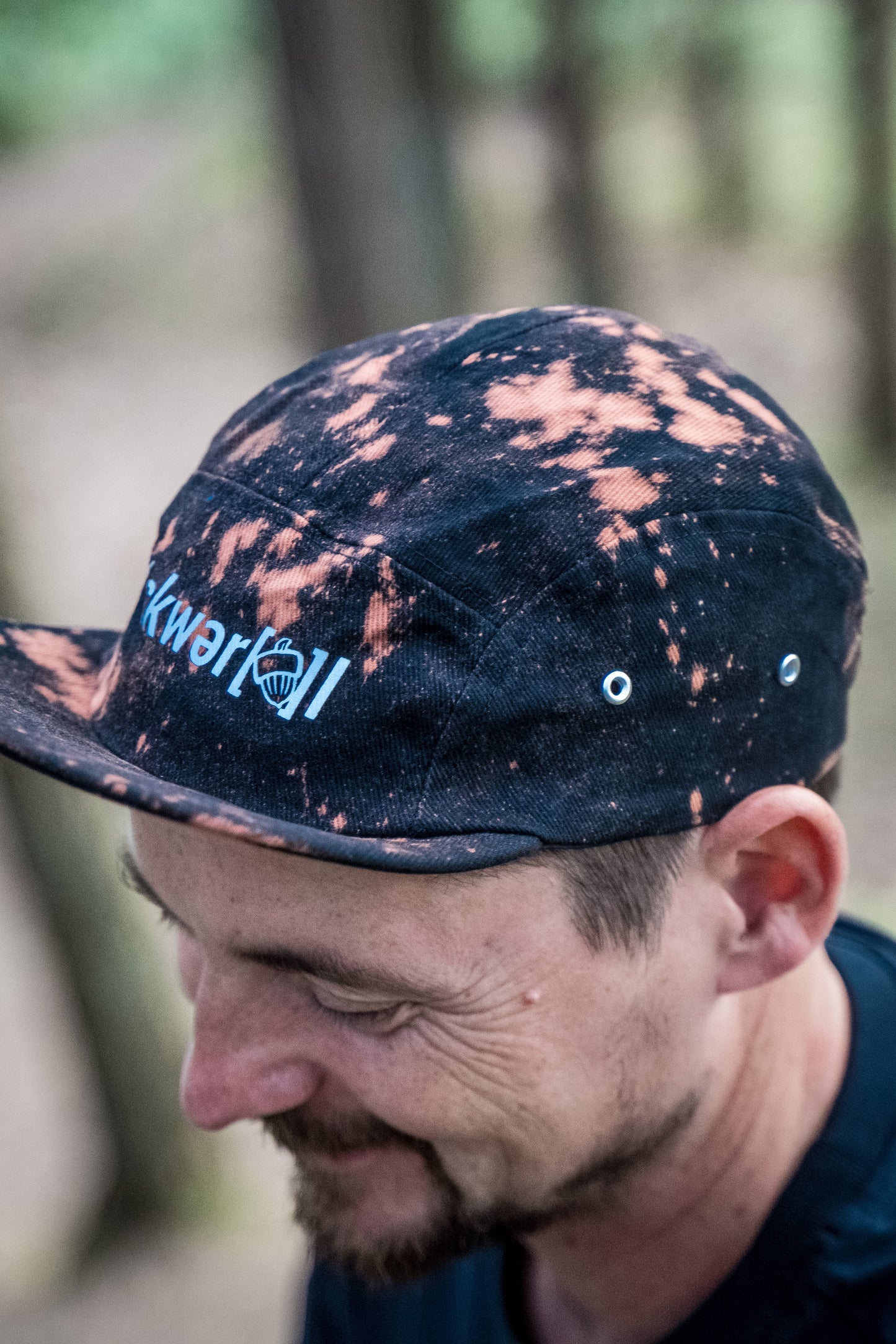 Skwerel® 5 Panel Cap Reflective Acide Wash - MTB