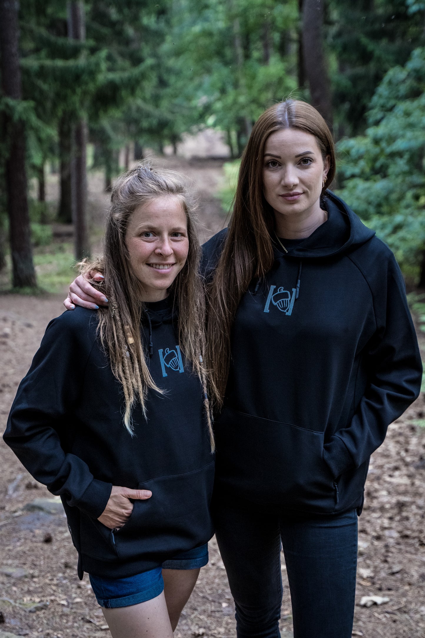 Skwerel® MTB Trail Hoodie „Reflective Nuts“ - atmungsaktiv & wasserabweisend