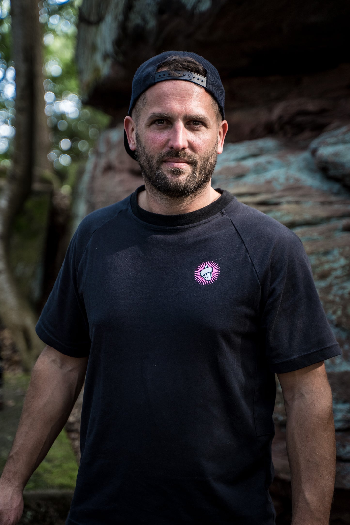 Skwerel® atmungsaktives heavy duty MTB Trailshirt „Sun“ im oversized cut
