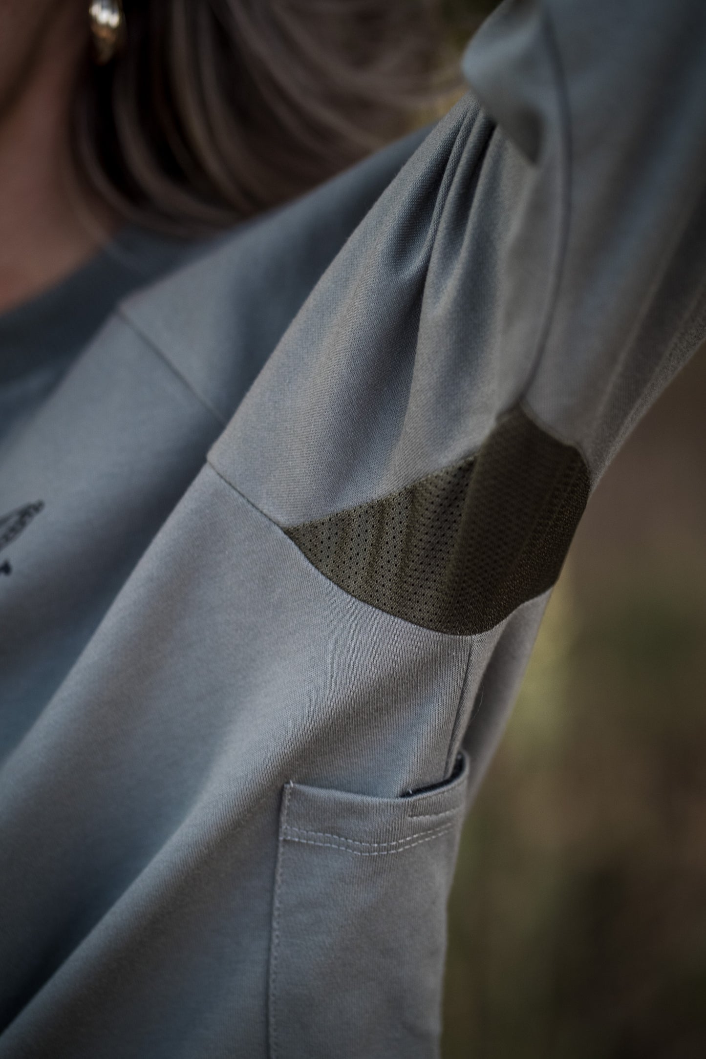 Skwerel® breathable heavy duty MTB trail sleeve “Popsicle Coil” in an oversized fit