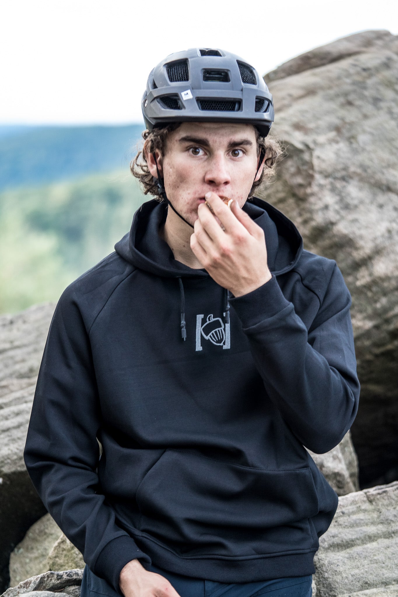 MTB Rider Snack with Trail Hoodie