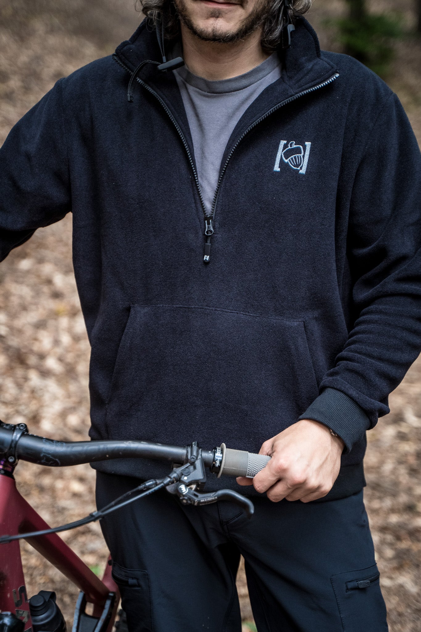 Skwerel® MTB Half Zip “Polartec®” - breathable & warm