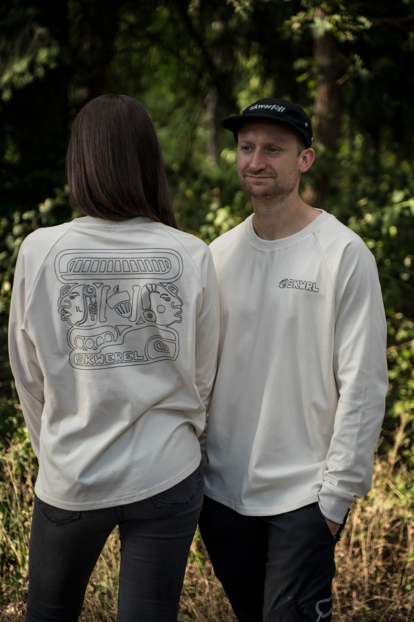 Skwerel® "Maya" atmungsaktives heavy duty MTB Trailsleeve im oversized Fit