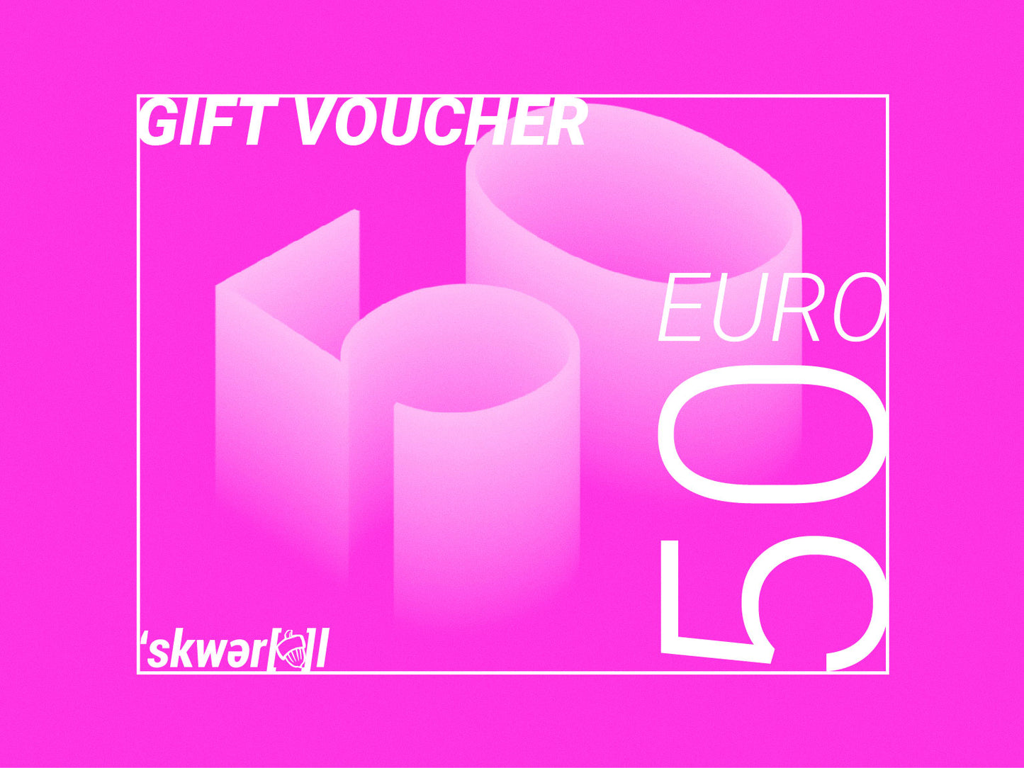 Skwerel® GIFT VOUCHER - GUTSCHEIN 50 EUR